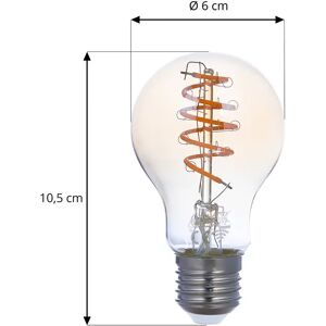 LUUMR Smart LED-Leuchtmittel 2er-Set E27 A60 4,9W amber Tuya