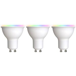 LUUMR Smart LED GU10 Plastik 4,7W RGBW CCT Tuya opal 3er-Set