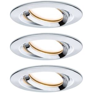 Paulmann Nova Plus 3er LED-Spot rund chrom