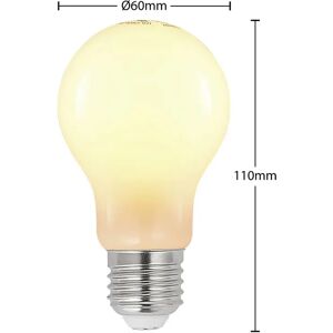 Arcchio LED-Lampe E27 4W 2.700K dimmbar, opal 2er-Set