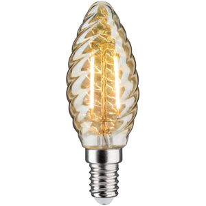 Paulmann LED-Kerzenlampe E14 4,7W gold gedreht dimmbar