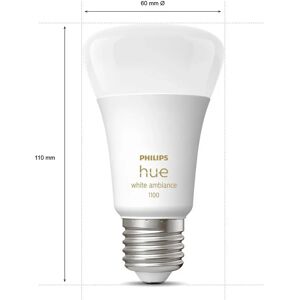 Philips Hue White Ambiance E27 11W LED-Lampe, 2er