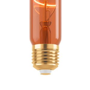 EGLO LED-Röhrenlampe E27 4W T30 1.600K Filament kupfer