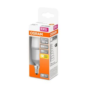 OSRAM LED-Lampe E14 Classic Stick matt 2.700K 8W