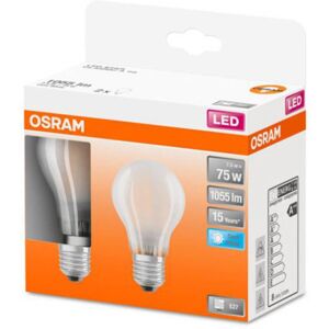 OSRAM Classic A LED-Lampe E27 7,5W 4.000K matt 2er