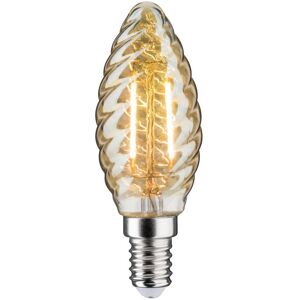 Paulmann LED-Kerzenlampe E14 2,6W 2.500K gold gedreht