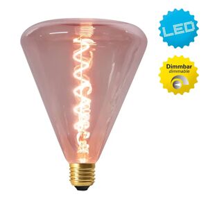 Näve LED-Lampe Dilly E27 4W 2200K dimmbar, rot getönt