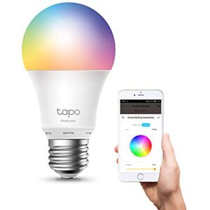 Tapo L530E alexa lampe E27, Energie sparen, Mehrfarbrige dimmbare smarte WLAN Glühbirne,smart home alexa zubehör,kompatibel mit Alexa,Google Assistant,Abläufe und Zeitpläne,Kein Hub notwendig