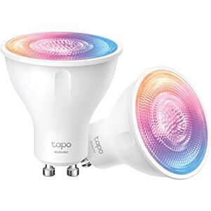 Tapo TP-Link smarte WLAN Glühbirne GU10 L630 2pack, Energie sparen, 3.5W Entspricht 50W, Mehrfarbrige dimmbare alexa lampe, home zubehör, 16 Mio Farben