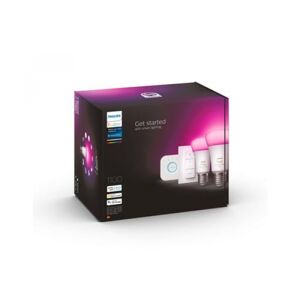 Divers Philips Hue Starterset White & Color Ambiance, 2x E27, DimmerSwitch / E27 2er Starter Set inkl DimmSwitch 2x800lm / Thema: Intelligente Beleuchtung