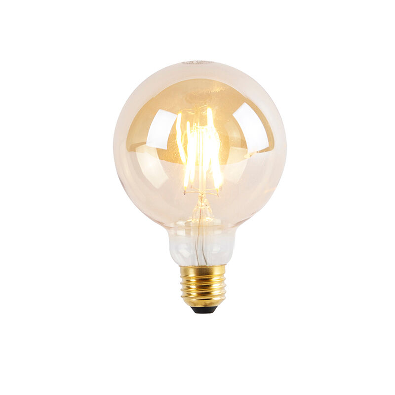 LUEDD E27 3-stufig dimmbare LED-Lampe G95 Goldline 5W 600 lm 2200K