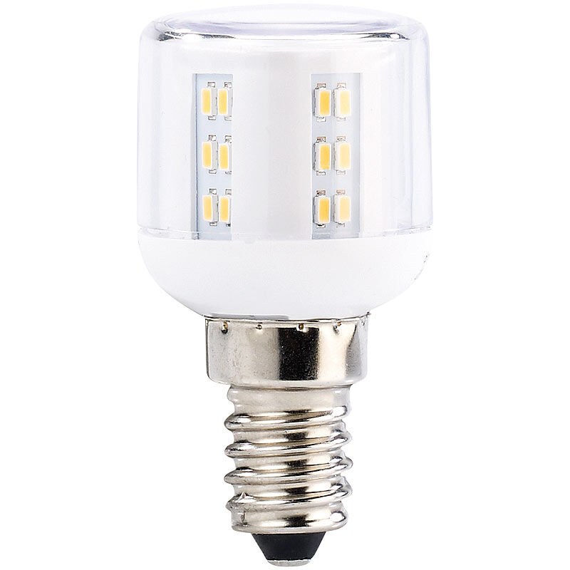 Luminea Mini-LED-Kolben, E14, A+, 3 W, 360°, 260 lm,  warmweiß