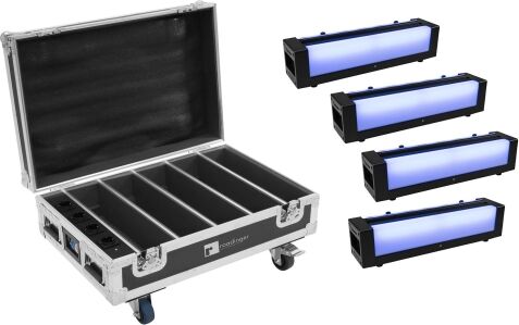 EuroLite AKKU Bar-6 LED Bar 4er SET