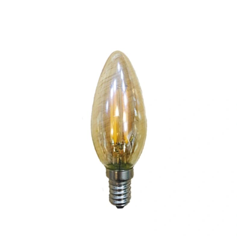 Diolamp Retro LED Filament Candle Amber žárovka 6W/230V/E14/2700K/540Lm/360°/DIM