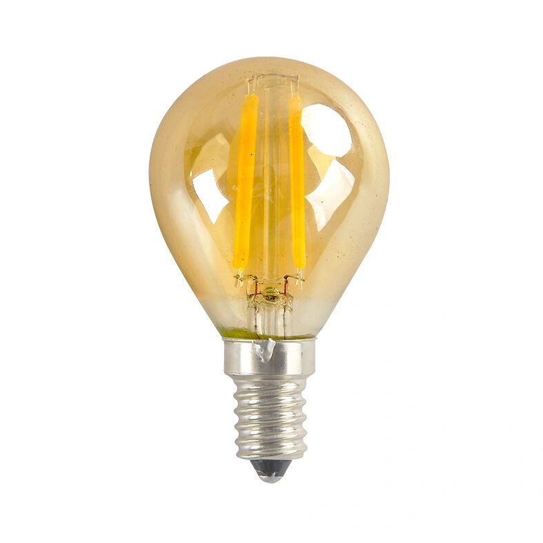 Diolamp Retro LED Filament žárovka Mini Globe Amber P45 4W/230V/E14/2700K/390Lm/360°/DIM