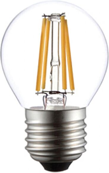 Diolamp Retro LED Filament žárovka Mini Globe Clear P45 6W/230V/E27/4000K/560Lm/360°/DIM