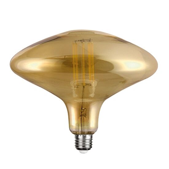 Diolamp Retro LED Filament žárovka Amber Decor ZYRO P200 6W/230V/E27/2700K/680Lm/360°/DIM