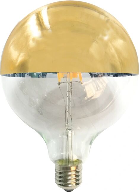 Diolamp Retro LED Filament zrcadlová žárovka 6W/230V/E27/2700K/690Lm/180°/DIM, zlatý vrchlík