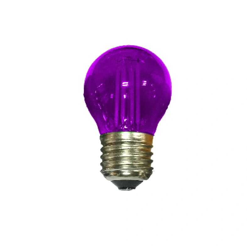 Diolamp LED Decor Filament barevná žárovka P45 4W/230V/E27/Purple/390Lm/360°, fialová