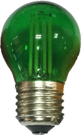 Diolamp LED Decor Filament barevná žárovka P45 4W/230V/E27/Green/390Lm/360°, zelená