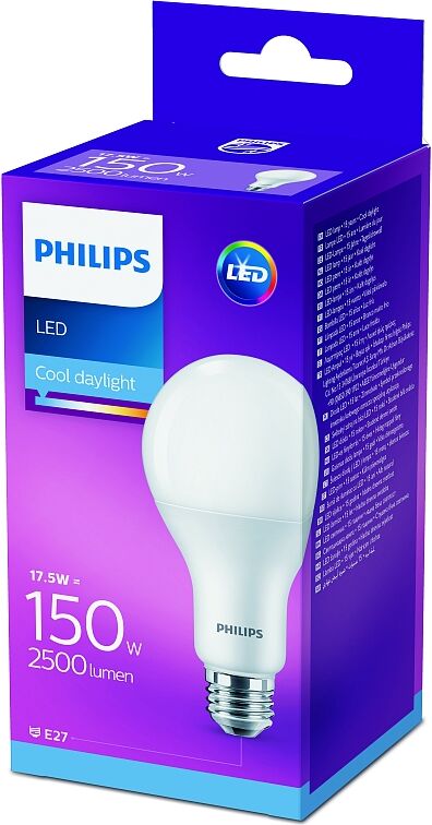 Philips LED žárovka LED A67 E27 17,5W = 150W 2452lm 2700K Teplá bílá CLASSIC