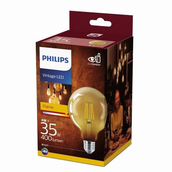 Philips 67360400 LED A++ A++ E E27 tvar globusu 4 W = 35 W teplá bílá