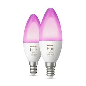 Philips Hue White and Color ambiance E14 - Smarte Lampe Kerzenform Doppelpack - 470