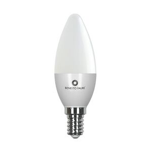 Beneito Faure 5,5 W E14 mattolivfarbene LED-Glühbirne