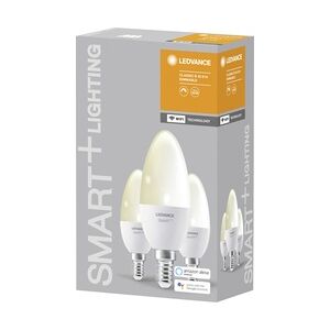 Ledvance Smart+WiFi LED Leuchtmittel Kerze B40 3er Pack Kerze E14 Smart