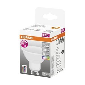 Osram LED Reflektor Star GU10 2,9 W warmweiß, bunt, dimmbar, weiß matt