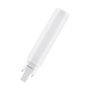 Osram LED Leuchtmittel Dulux D13 G24d-3 10W warmweiß, weiß matt