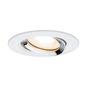 Paulmann LED Außen-Einbauleuchte Nova Plus weiß-chrom 9,3 cm GU10