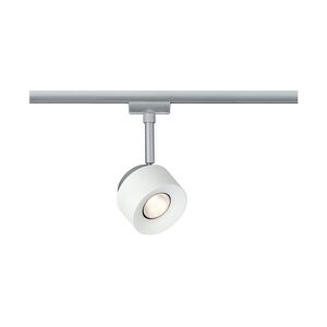 Paulmann URail LED Schienenspot Pane Einzelspot  400lm 7,4W 2700K dimmbar 230V Weiß Chrom matt 95373