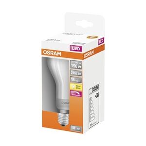 Osram LED Leuchtmittel Classic A150 E27 18W warmweiß, dimmbar, weiß matt