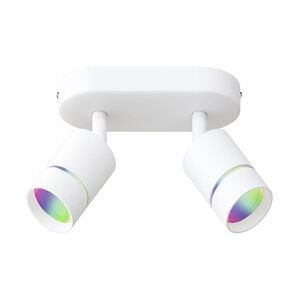 Müller Licht tint 2er LED Spot Nalo weiß 20 x 9 cm weiß RGBW Smart Home