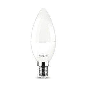 Braytron LED Leuchtmittel   E14   C35   5 Watt   matt   400lm Leuchte   Birne   Kerzenform   warmweiß 5 Stück