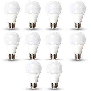 10 LED-Glühbirnen e 27 11 w watt lampe 200 grades 1055 lumen V-tac Natural