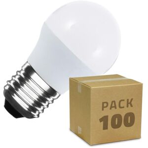 LEDKIA 100er Pack LED-Glühbirnen E27 G45 5W Warmweiß 2800K - 3200K