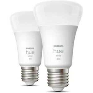 2 Philips hue 31902800 929001821623-e27 9w-weiße led-lampen