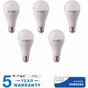 Samsung LED-Glühbirnen E27 17 w watt samsung LED-Glühbirnen V-tac 5 stück Natürliches Kaltlicht