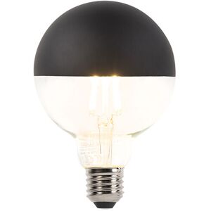 LUEDD E27 dimmbare LED-Filamentlampe Kopfspiegel G95 schwarz 550lm 2700K