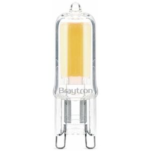 BRAYTRON G9 led Leuchtmittel 2 Watt 230V 160 Lumen Stiftsockel Stecklampe Lampe Birne warmweiß 3 Stück