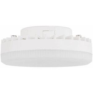 Globo 7 Watt led Leuchtmittel GX53 Rund, Kunststoff opal, 550 Lumen 3000K warmweiß, h 2,8 cm