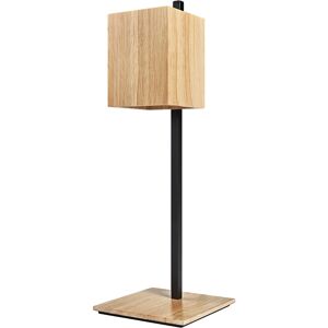 LEDVANCE Smart+ WiFi-Tischleuchte decor Wood, 8W, 650lm, regulierbares Weißlicht (3000K bis 6500K), dimmbar, FSC-zertifiziertes Holz, steuerbar per App,