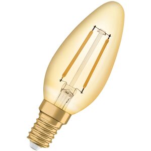 LED-Lampen, Vintage-Edition, 22 Watts Ersatz, E14, B-shape, 2400 Kelvin, Warm Comfort Light, Klares Glas, single Pack - Osram