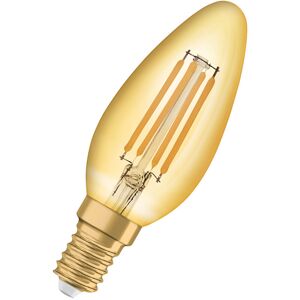 OSRAM LED-Lampen, Vintage-Edition, 35 Watts Ersatz, E14, B-shape, 2400 Kelvin, Warm Comfort Light, Klares Glas, single Pack