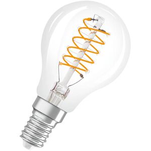 Dimmbare LED-Lampen, Vintage-Edition, 40 Watts Ersatz, E14, P-shape, 2700 Kelvin, Warm weiß, Klares Glas, single Pack - Osram