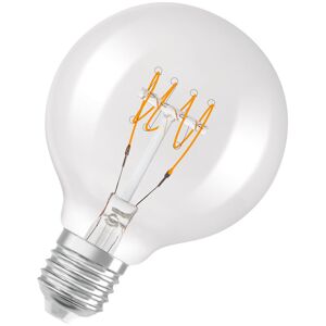 Dimmbare LED-Lampen, Vintage-Edition, 40 Watts Ersatz, E27, G80, 2700 Kelvin, Warm weiß, Klares Glas, single Pack - Osram