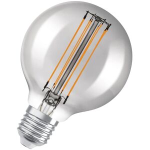 Dimmbare LED-Lampen, Vintage-Edition, 42 Watts Ersatz, E27, G80, 1800 Kelvin, Warm Comfort Light, Klares Glas, single Pack - Osram