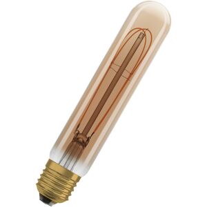Dimmbare LED-Lampen, Vintage-Edition, 40 Watts Ersatz, E27, Tubular, 2200 Kelvin, Warm Comfort Light, Klares Glas, single Pack - Osram